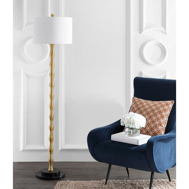 Kolten Floor Lamp - FLL4045 - Brass - Safavieh
