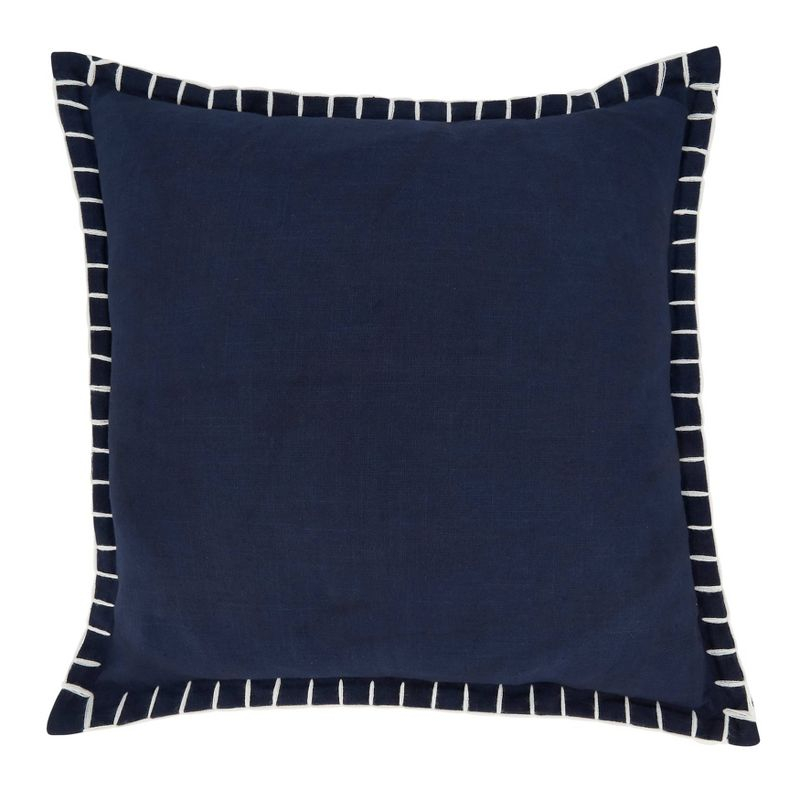 Saro Persephone Collection Cotton Throw Pillow