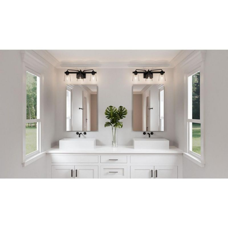 Quoizel Lighting Lydia 3 - Light Vanity in  Matte Black
