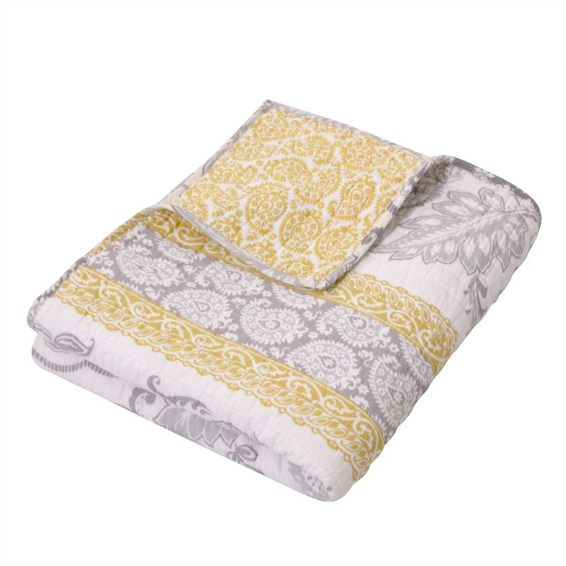 St. Claire Quilted Throw  - Multicolor - Levtex Home