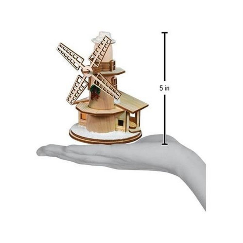 Old World Christmas Wooden Windmill Ornament