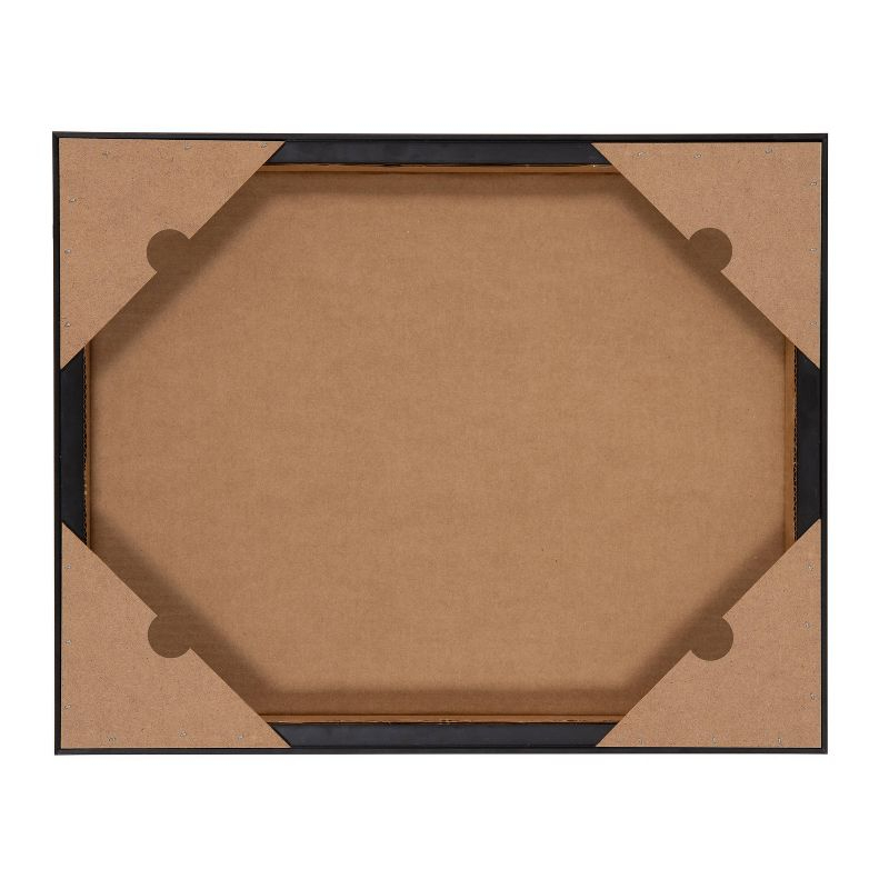 23" x 33" Sylvie Marsh Grass No 1 Framed Canvas by Crystal Lynn Collins White - Kate & Laurel All Things Decor