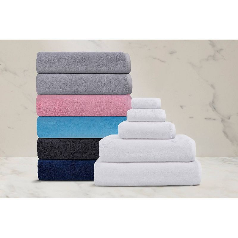 Depera Home 4pc Puresoft Turkish Washcloth Set Navy Blue