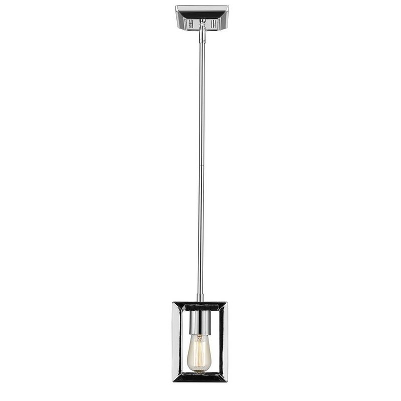 Golden Lighting Smyth 1-Light Mini Pendant in Chrome