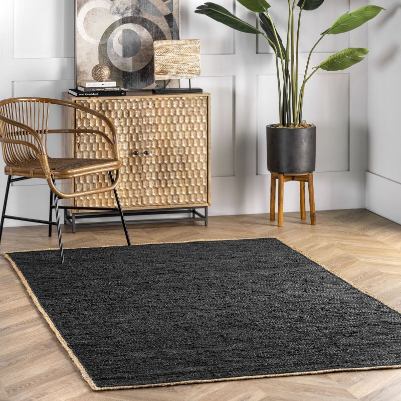 Nuloom Sabby Hand Woven Leather Flatweave Indoor Area Rug 8x10