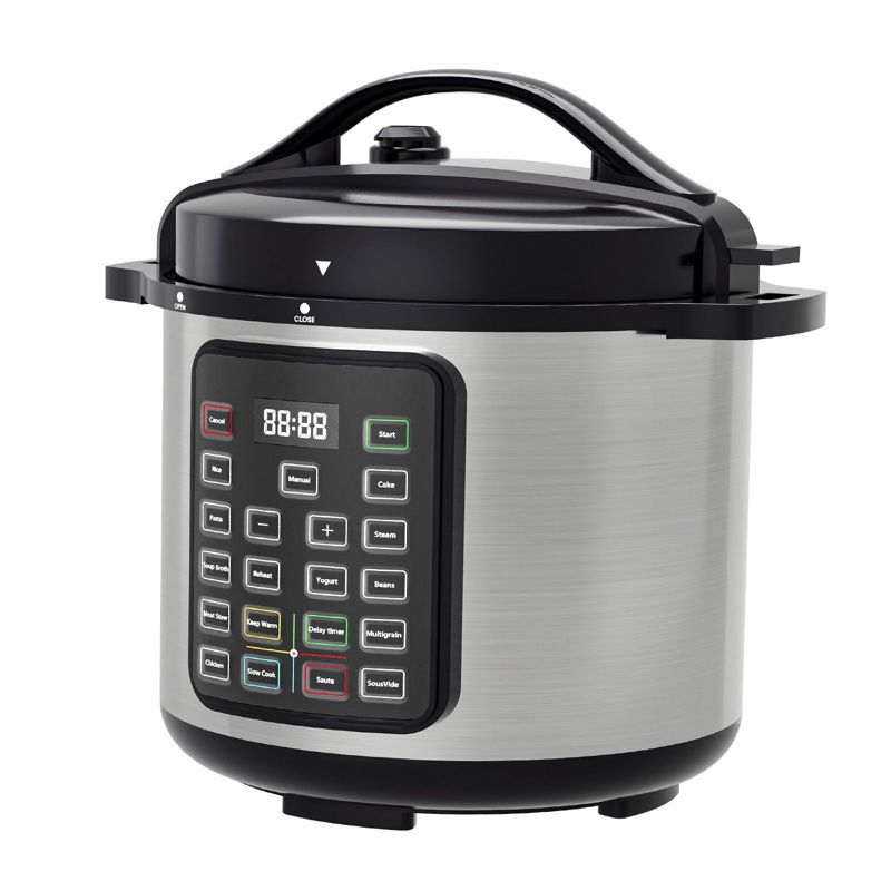 JIONJOY 16-in-1 Stainless Steel Electric Pressure Cooker: Multi - function Cooker with Digital Controlr- 8 Quarts