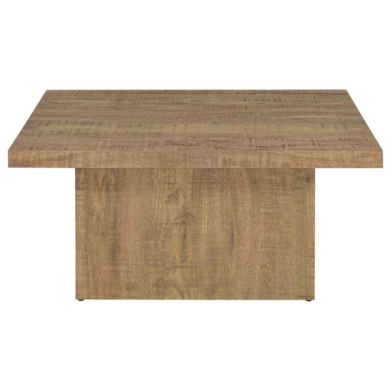 Coaster Devar Farmhouse Square Wood Coffee Table Mango