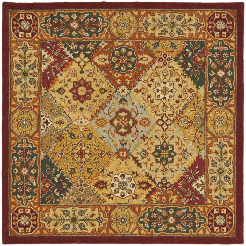 Heritage HG512 Handmade Area Rug - 4'x4' - Multi - Safavieh