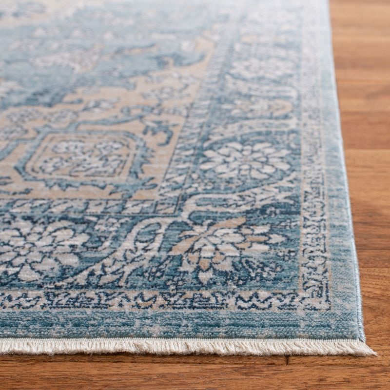 Victoria VIC902 Power Loomed Accent Rug - Blue/Grey - 3'x5' - Safavieh.