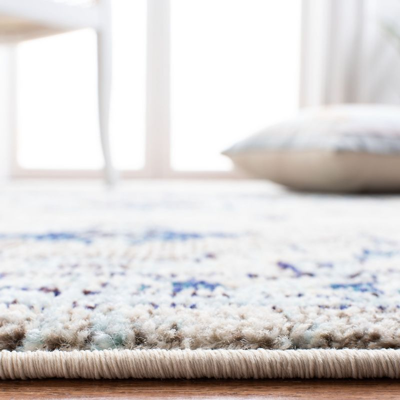 Madison MAD473 Power Loomed Indoor Area Rug - Ivory/Light Blue - 8'x10' - Safavieh