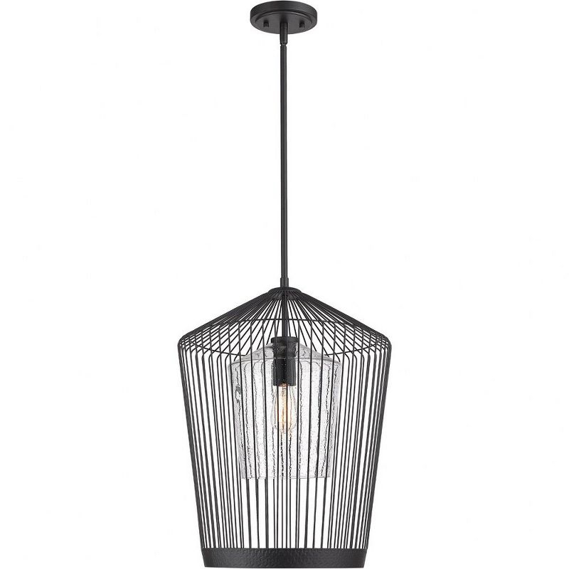 Z-Lite Lido 1 - Light Pendant in  Matte Black