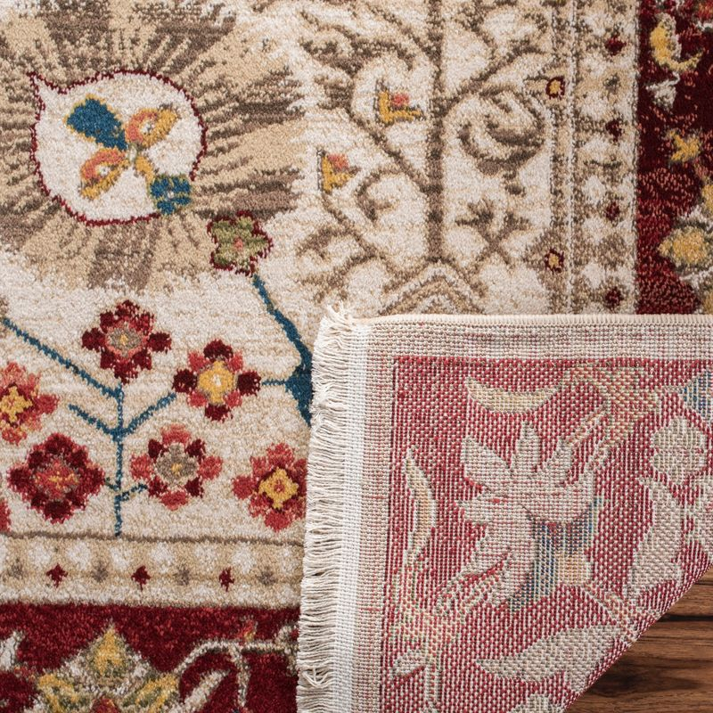 Kashan KSN303 Power Loomed Area Rug - Ivory/Red - 8'x10' - Safavieh.