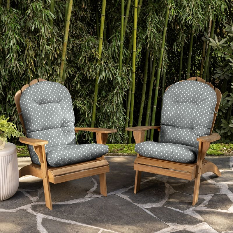 ARDEN earthFIBER Rocking Chair Cushion, Set of 2, 21.5 x 48, Rain-Proof, Fade Resistant, Cushions for Rocking and Adirondack Chairs 21.5 x 48