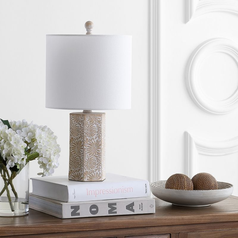 Eliseo Table Lamp - 18.5 Inch Height - TBL4167 - Beige - Safavieh
