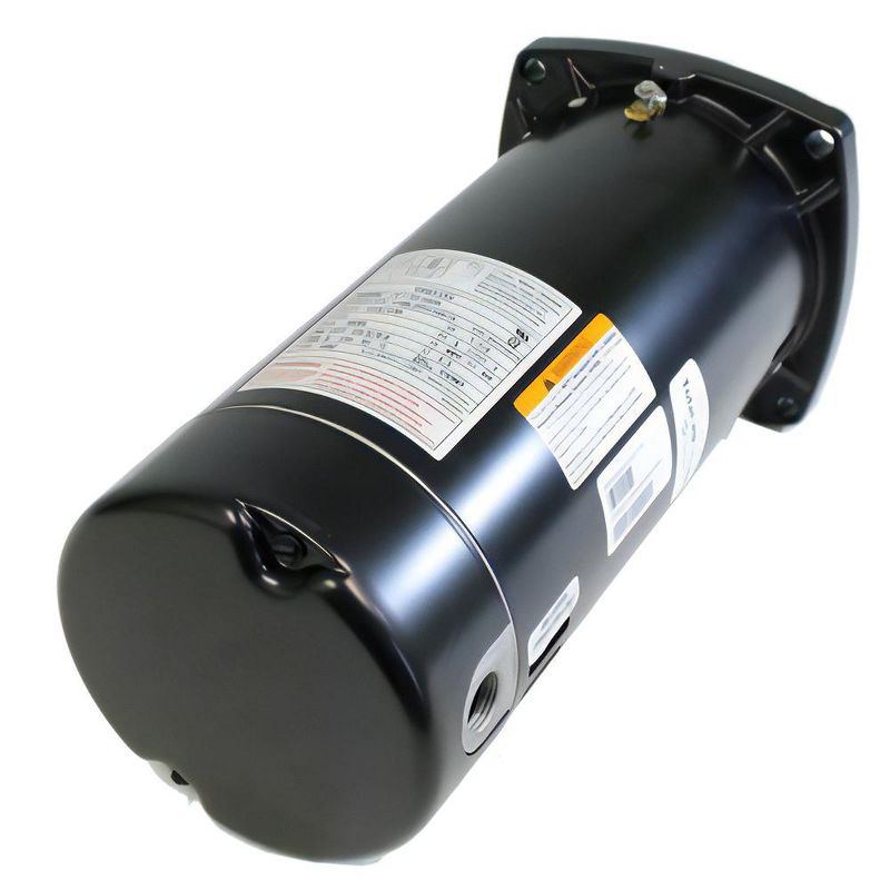 USQ1102 1 HP, 3450 RPM, 1.25 Service Factor, 48Y Frame, Capacitor Start/Capacitor Run, ODP Enclosure, Square Flange Pool Motor Replacement