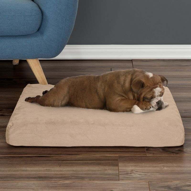 Pet Adobe Orthopedic Memory Foam Dog Bed - Tan