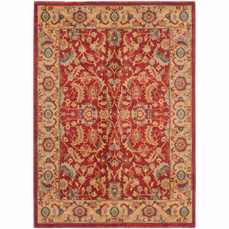 Mahal MAH699 Power Loomed Indoor Accent Rug - Red/Natural - 3'x5' - Safavieh.