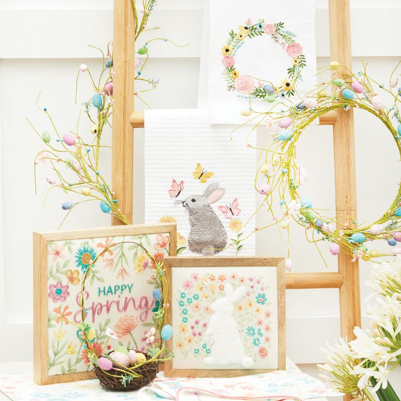 Gallerie II 47" Easter Egg Spring Artificial Floral Flower Branches Stem Novelty Garland