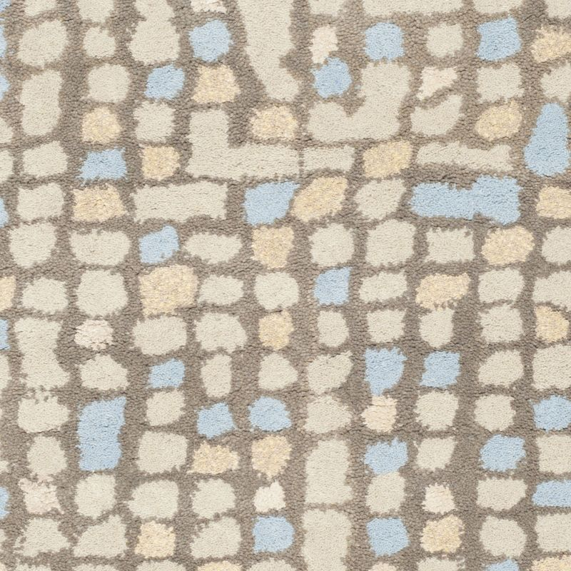 Martha Stewart Mosaic - MSR3623 - Indoor Hand Tufted Area Rugs - Hickory/Beige - 5'x8'