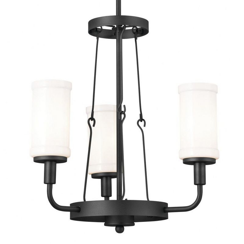 Kichler Lighting Vetivene 3 - Light Chandelier in  Textured Black
