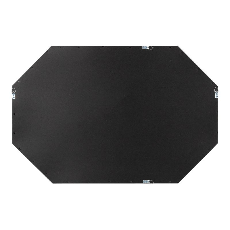 24" x 36" Laverty Octagon Wall Mirror Gold - Kate & Laurel All Things Decor
