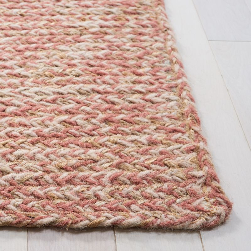 Natural Fiber NFB950 Hand Loomed Area Rug - Pink/Natural - 3'x5' - Safavieh.