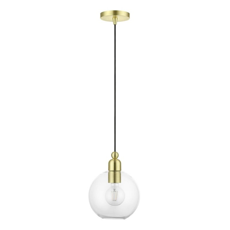 Livex Lighting Downtown 1 - Light Pendant in  Satin Brass