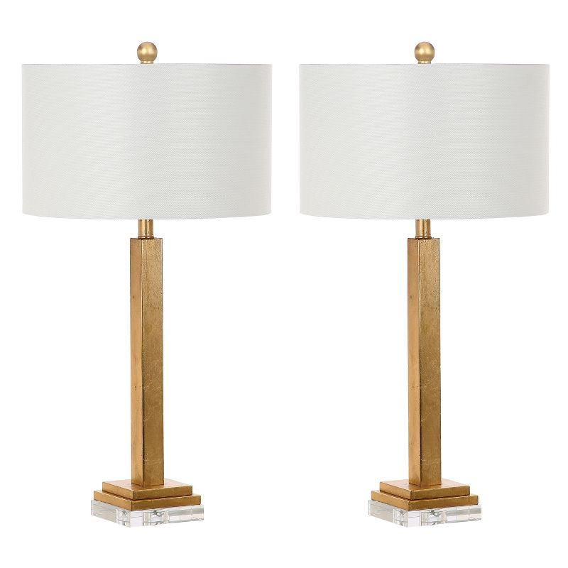 Perri Table Lamp (Set of 2) - 30 Inch Height - LIT4378 - Gold/Off White - Safavieh