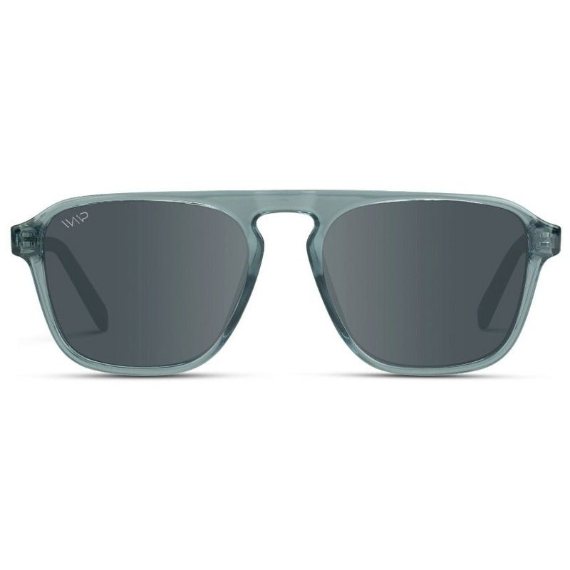WMP Eyewear Aviator Single Bridge Square Polarized Sunglasses