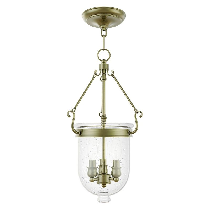 Livex Lighting Jefferson 3 - Light Chandelier in  Antique Brass