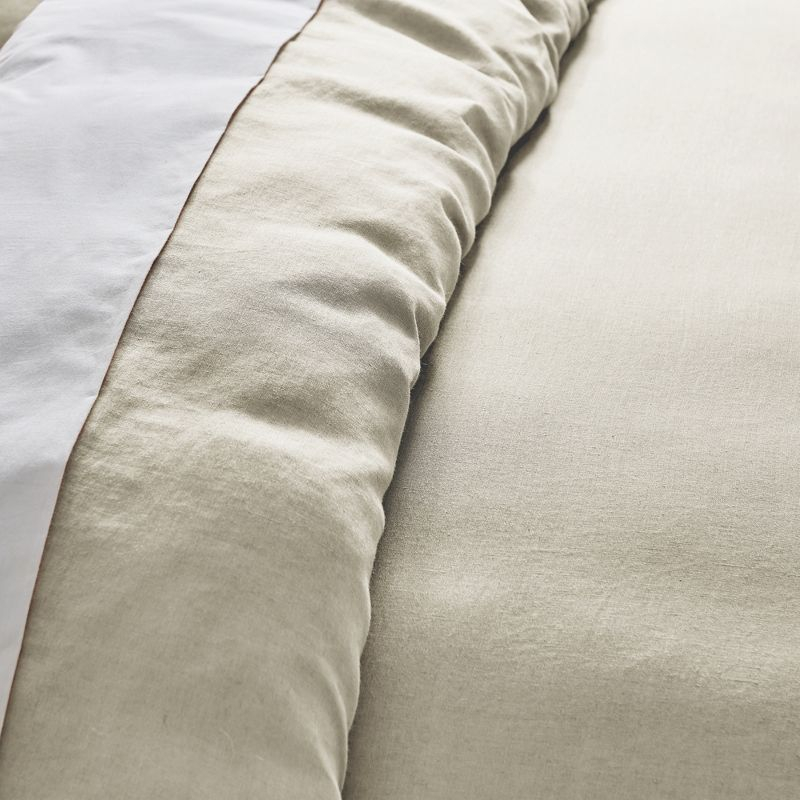 Washed Linen King Duvet Cover - Natural - Levtex Home