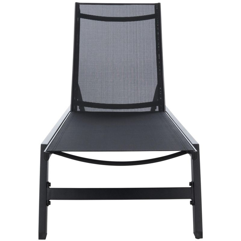 Fionne Sunlounger - Outdoor - PAT9038 - Black -Safavieh