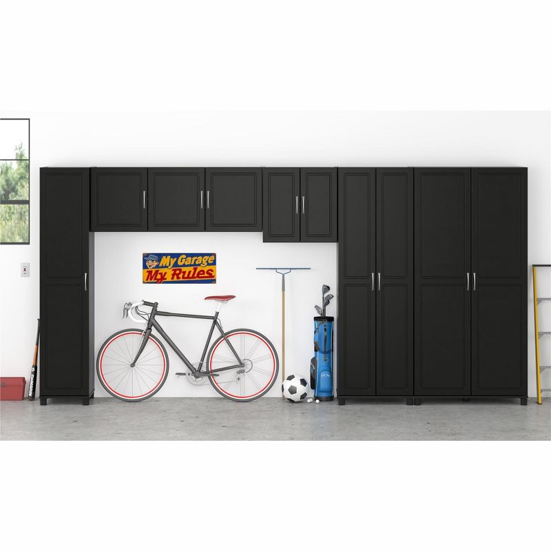Systembuild Kendall 24" Utility Storage Cabinet, Black