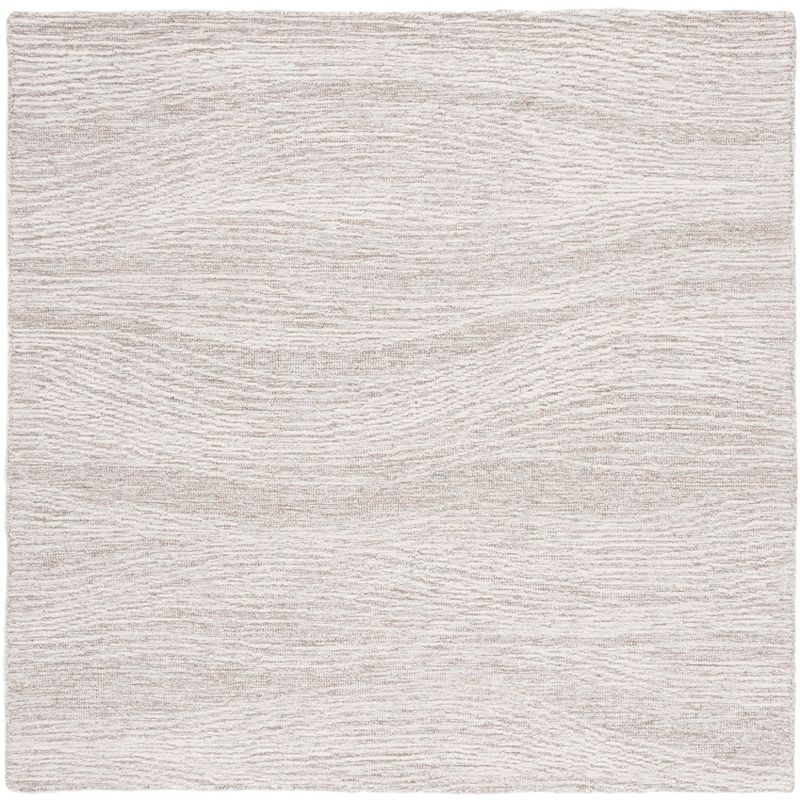 Metro MET995 Hand Tufted Indoor Area Rug - Natural/Ivory - 6'x6' - Safavieh
