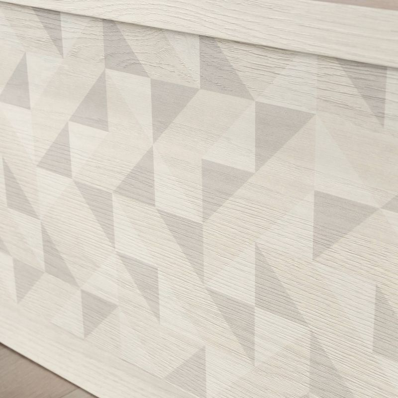 Harvey Park Nightstand with Drawer Glacier Oak - Sauder: 5-Year Warranty, MDF, Laminate Surface, 24" High