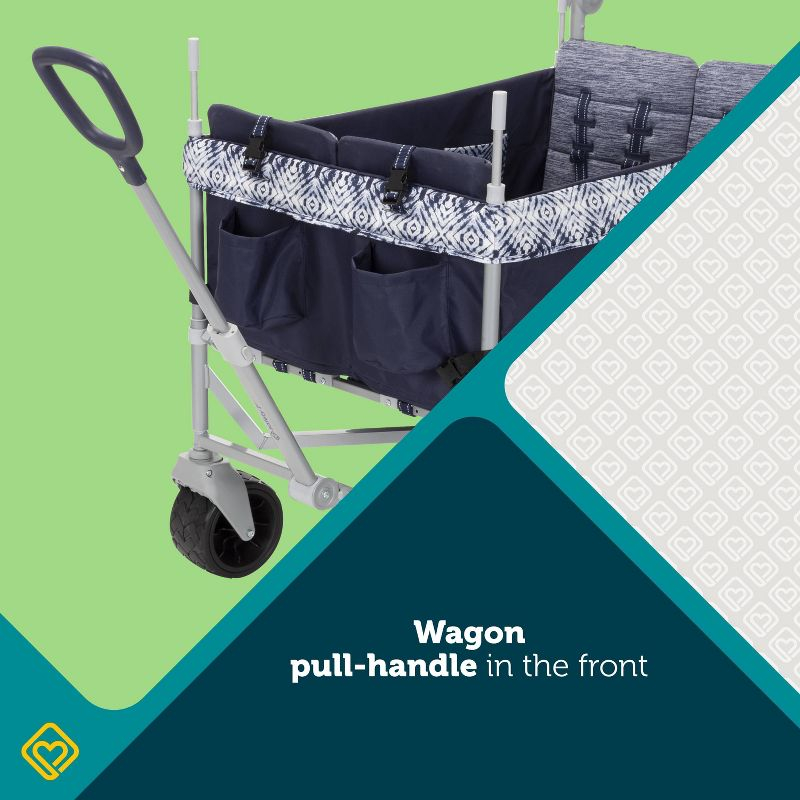 Safety 1st Summit Quad Stroller Wagon - Navy Ink