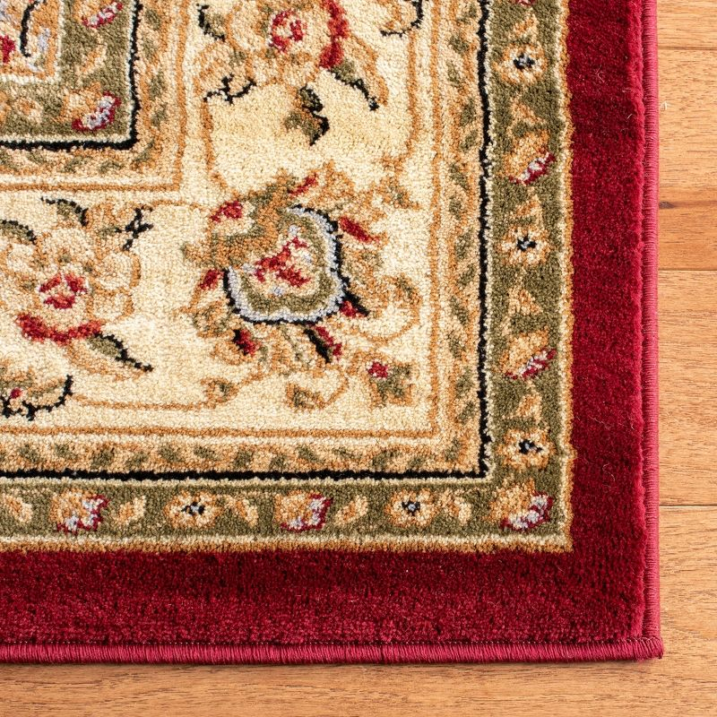 Lyndhurst LNH312 Power Loomed Area Rug - Red/Ivory - 8'x11' - Safavieh.