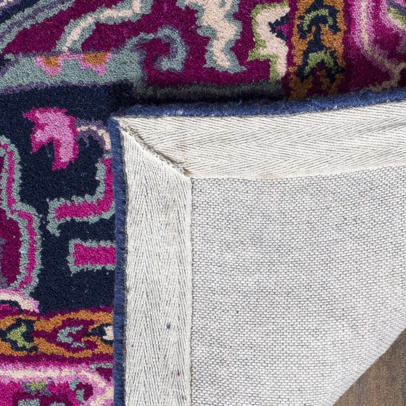 Bellagio BLG541 Hand Tufted Accent Rug - Pink/Navy - 3'x5' - Safavieh.