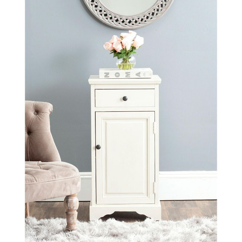 Jett Cabinet - AMH5722 - Vintage White - Safavieh Couture