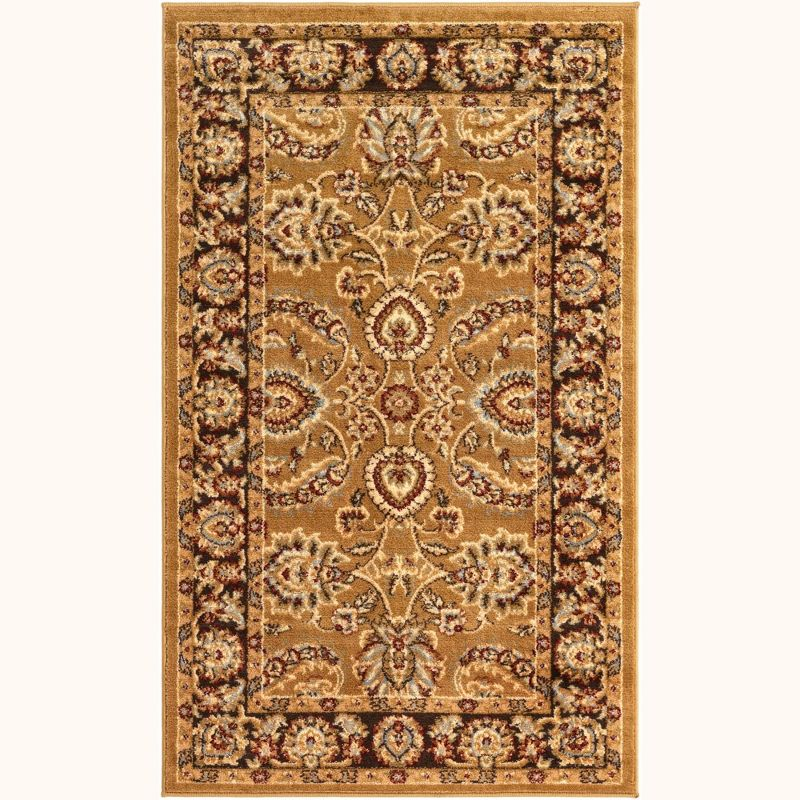 Unique Loom 3' 3 x 5' 3 Tan Voyage Asheville Area Rug