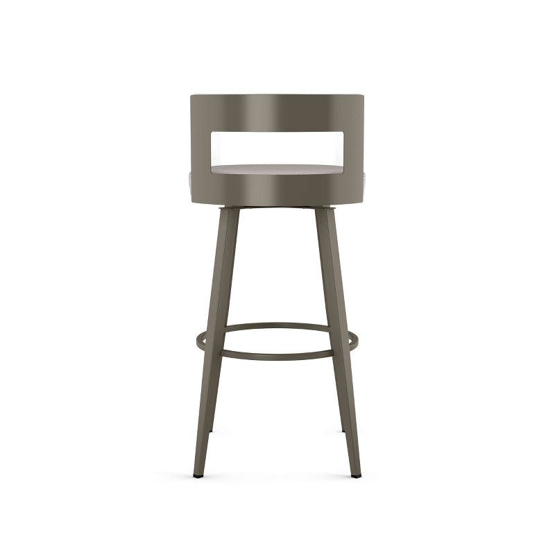 Amisco Paramont Upholstered Counter Height Barstool Gray