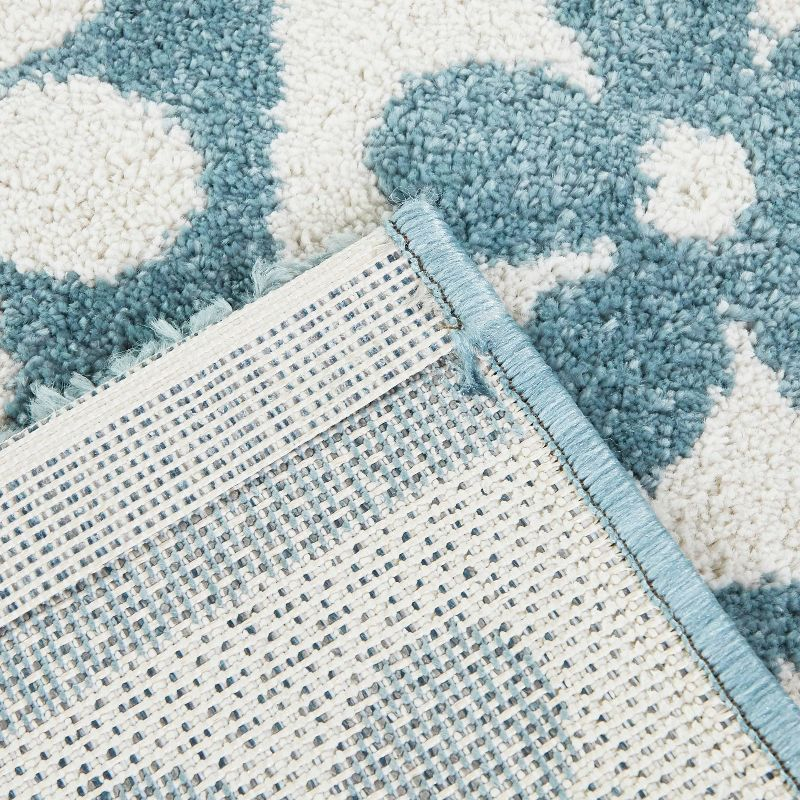 Balta Rugs 5'3"x7' Kids' Ambrose Modern Floral Light Blue