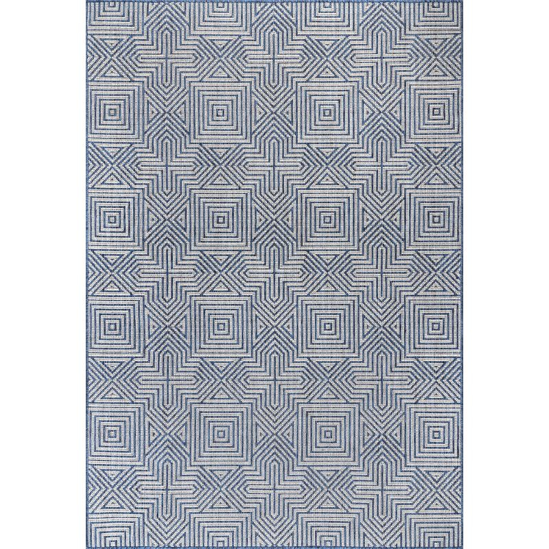 nuLOOM Kelsey Modern Abstract Indoor and Outdoor Area Rug