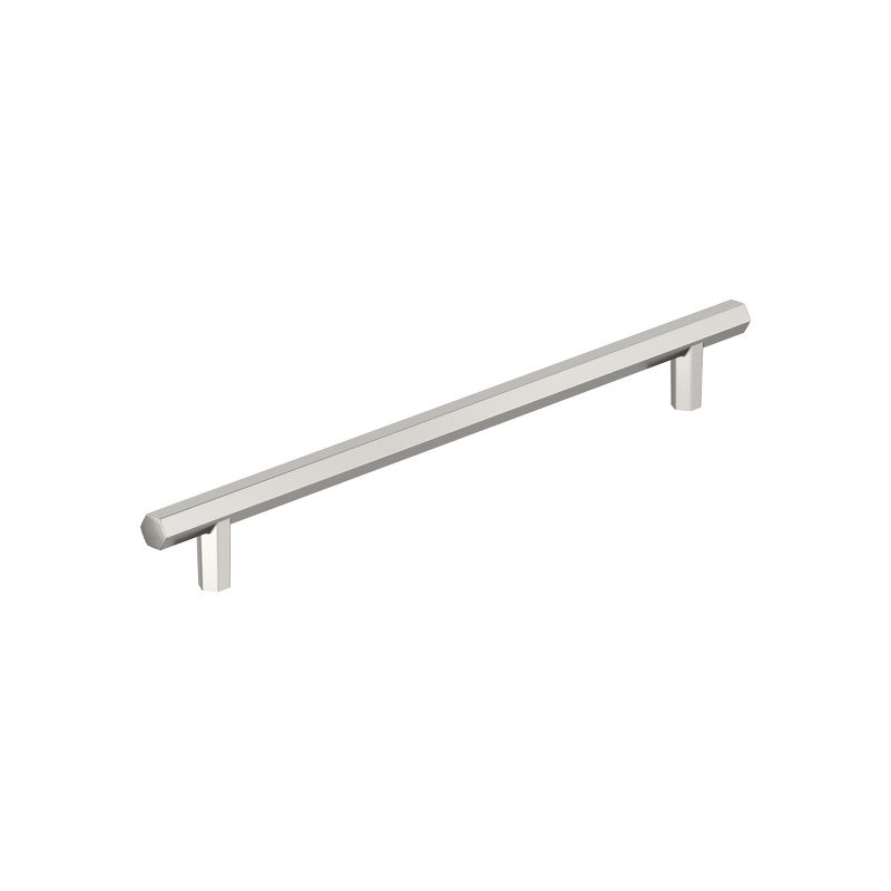 Amerock Caliber 8-13/16 inch (224mm) Center-to-Center Polished Nickel Cabinet Pull