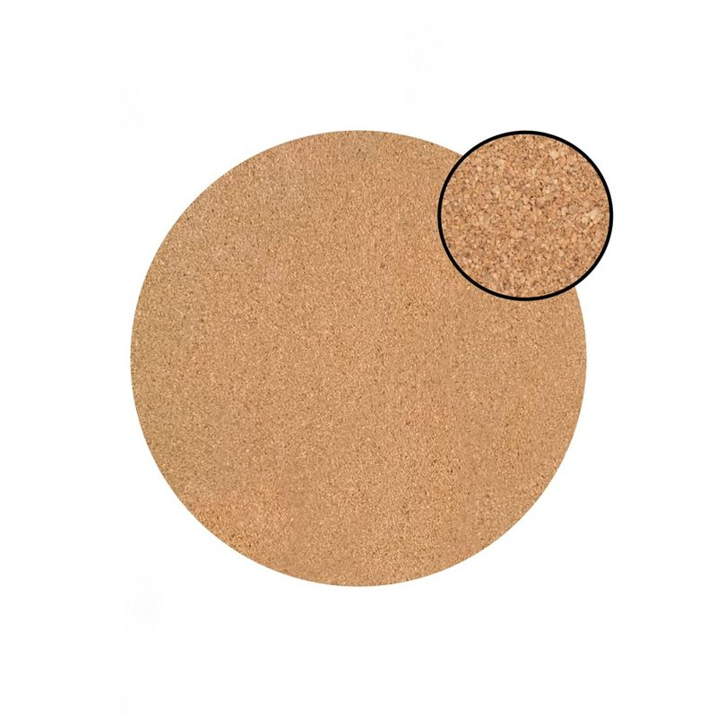 Dainty Home Marble Cork 15" Round  Placemats Set Of 6 - Navy