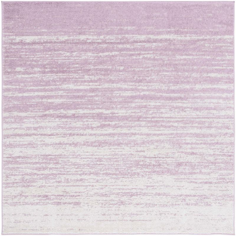 Adirondack ADR113 Machine Made Indoor Area Rug - Cream/Purple - 4'x4' - Safavieh