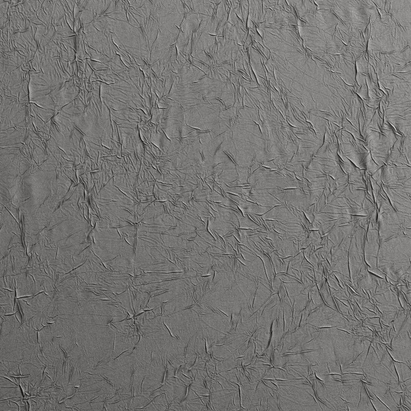 Ellis Curtain Portland Crushed Taffeta Rod Pocket Valance - 48x15", Grey