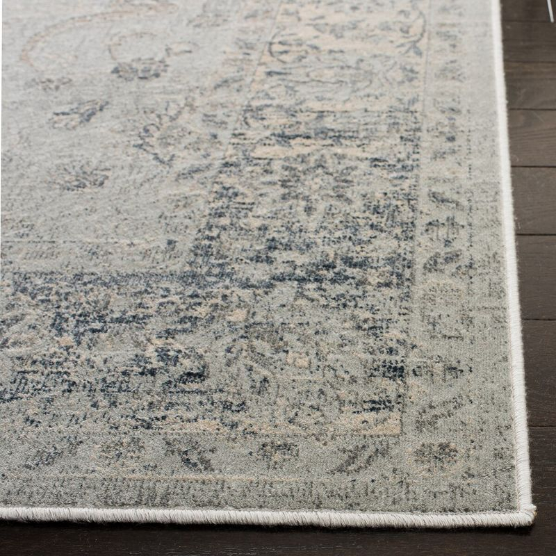 Vintage VTG120 Power Loomed Indoor Area Rug - Light Blue - 8'x10' - Safavieh.