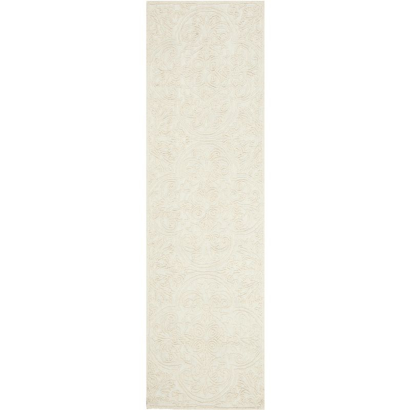 Trace TRC101 Hand Tufted Indoor Runner Rug - Ivory - 2'3"x6' - Safavieh