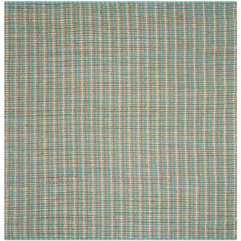 Cape Cod CAP831 Hand Woven Area Rug - Green - 6'x6' - Safavieh.